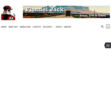 Tablet Screenshot of flanneljack.com